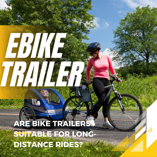 Are bike trailers suitable for long-distance rides?