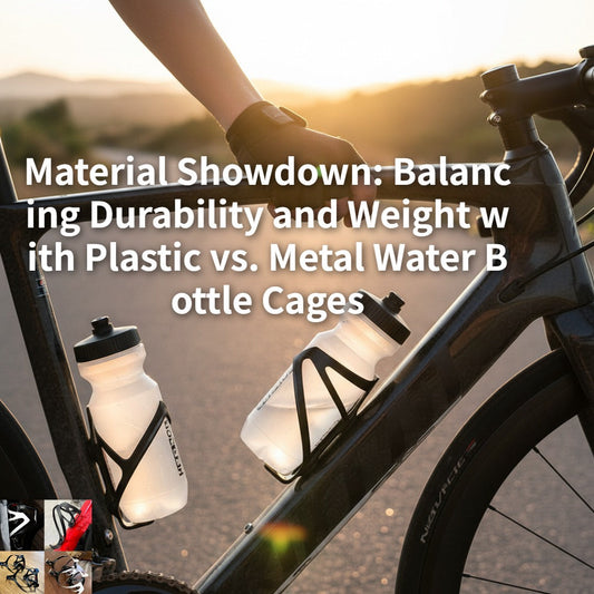 Material Showdown: Balancing Durability and Weight with Plastic vs. Metal Water Bottle Cages