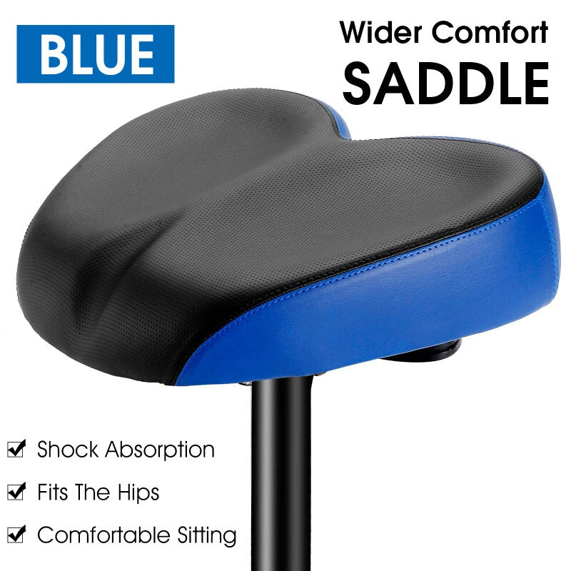 Comfortable widened ebike seat with waterproof PU leather
