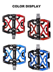 14-Color Waterproof Ultralight  Aluminium Bicycle Pedals with 3 Bearings