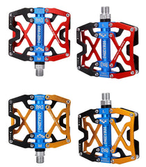 14-Color Waterproof Ultralight  Aluminium Bicycle Pedals with 3 Bearings