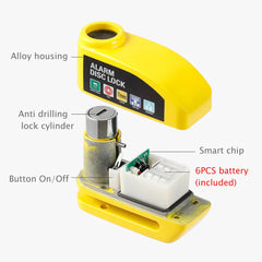 Anti-Theft 110dB Ebike Disc Brake Lock