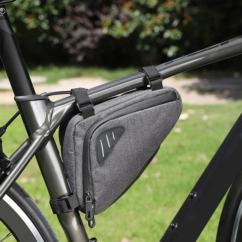 biking bags rain proof Reflective Rainproof Bicycle Triangle Bag
