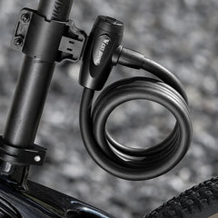 Portable Anti-Theft Bicycle Lock with Anti-Freeze Steel Cable