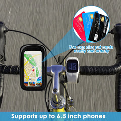 360° Waterproof Rotatable Bike Phone Holder Bag