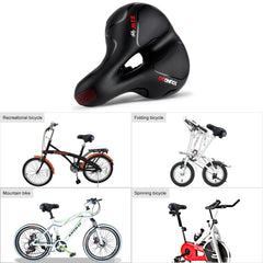 Comfortable Ergonomic Gel Ebike Seat for MTB & Road Bikes