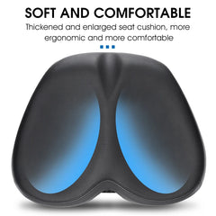 High Elastic & Double Shock Absorption Widened Ebike Seat